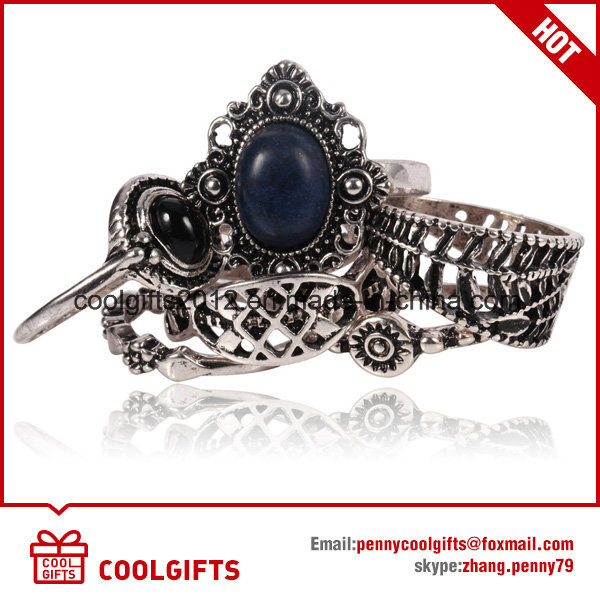 Alloy Palace Style 5PCS/Set Gem Index Finger Ring Set