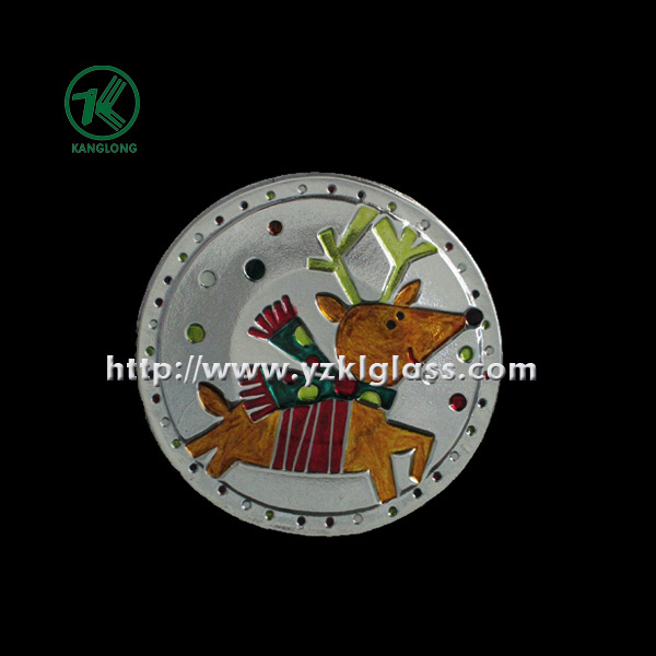 Single Wall Color Glass Plate by SGS (KLP110824-8B2)