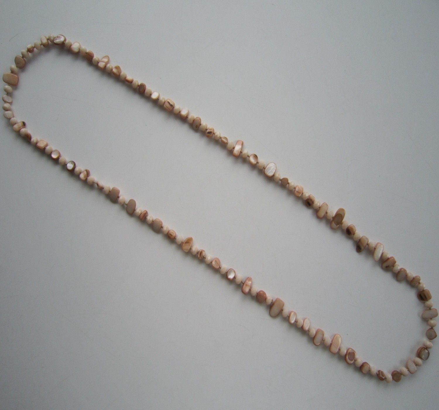 Fashion Crystal and Shell Necklace, Sweet Crystal Necklace, Gift for Mother