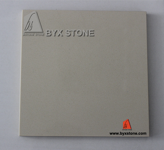 Beige Artificial Stone Quartz for Slab / Tile & Countertop