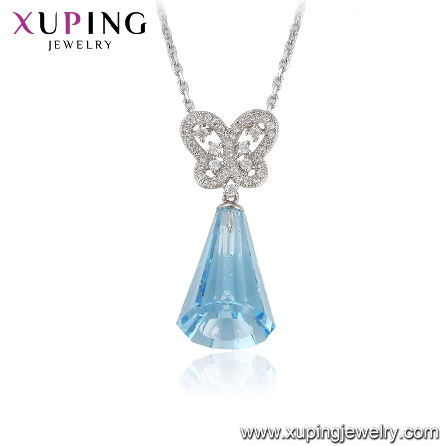 32802 Xuping Fashion 2016 Hot Sale Luxury Butterfly Shaped Crystals From Swarovski Statement Pendant
