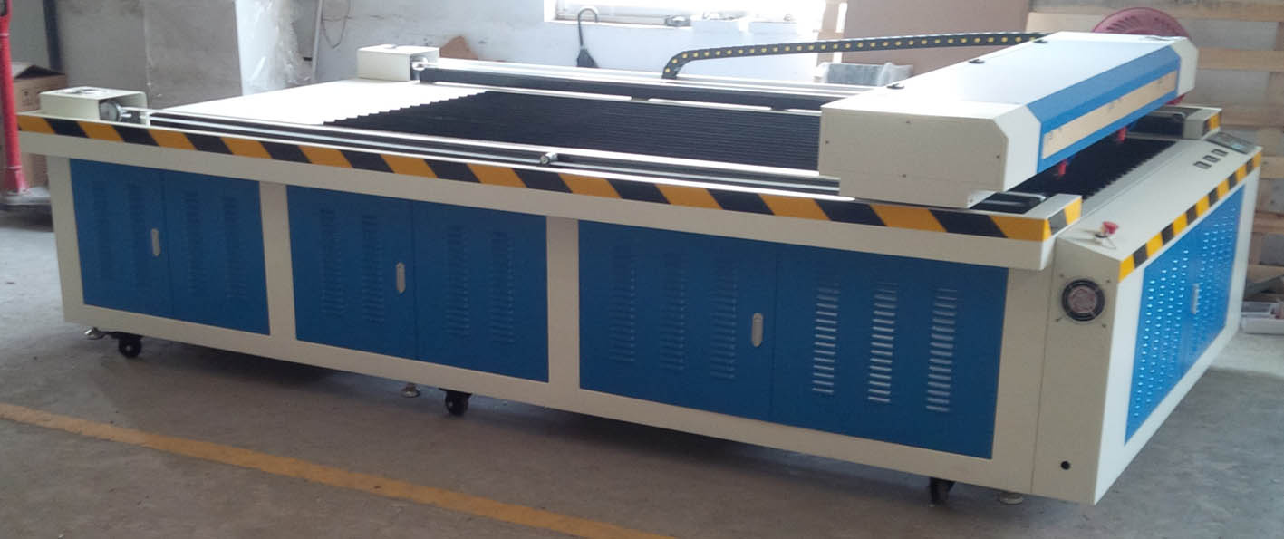 Fabric/cloth laser cutter with dual heads (FLC1325-D)