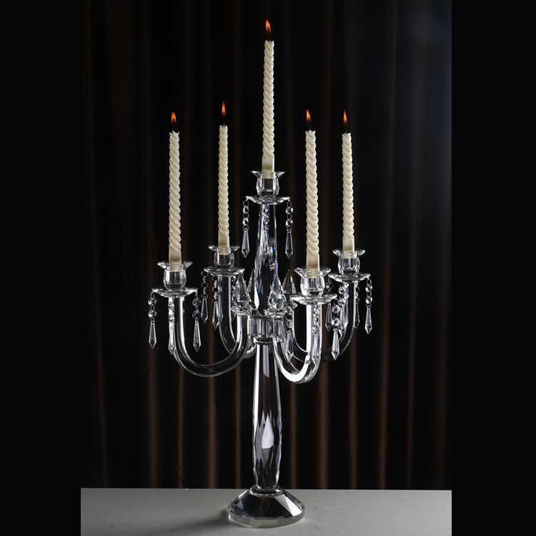 Hot Sale K9 Crystal Candleholder with Custom Design