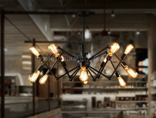 Simple Antique Metal Fixture Chandelier for Home or Hotel