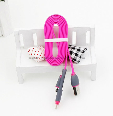 Multi-Functional 2 in 1 USB Cable Micro USB Wire