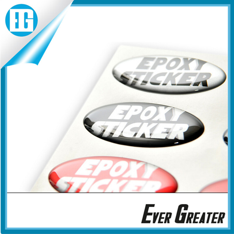 Customized 3D Dome Decal with RoHS Certificate
