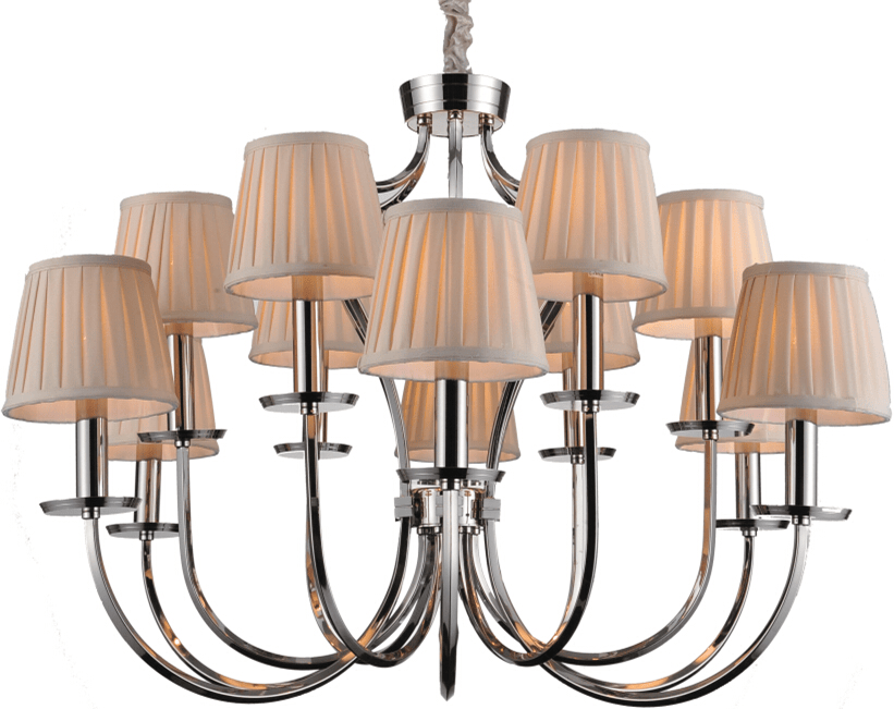 High Quality Iron Pendant Lighting with Fabric Shade (SL2016-6+6N)