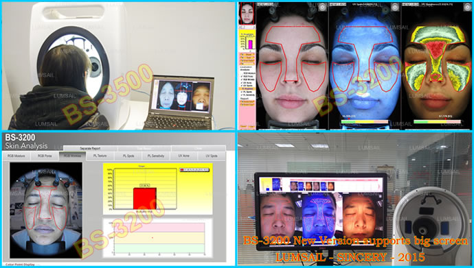 BS-3200 High Quality Magic Mirror Skin Analysis Built in Canon Camera