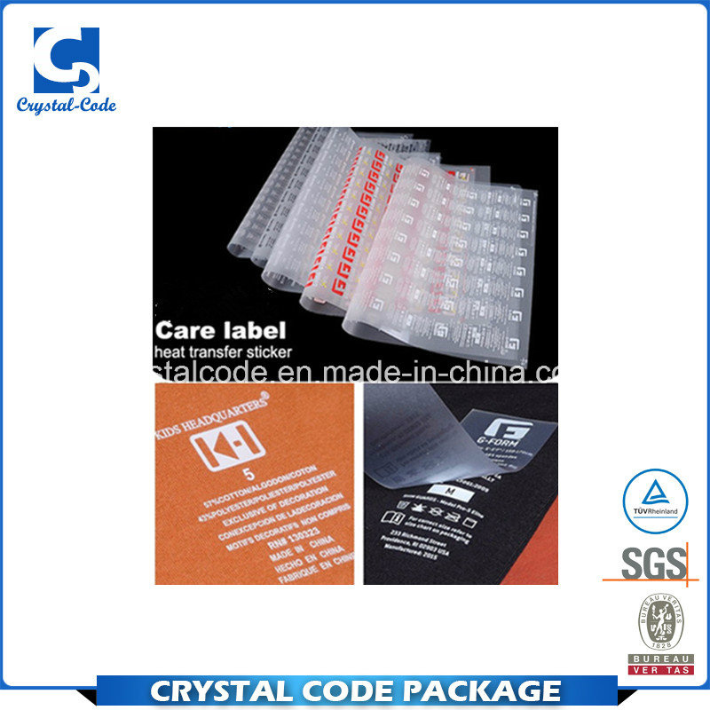Lightweight Soft Clothing Transfer Sticker Label