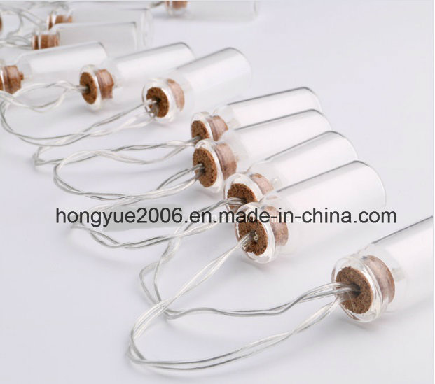 20 LED Mini Glass Jar LED String Lights Battery Operated for Wedding Party Fairy Lights Christmas Decoration