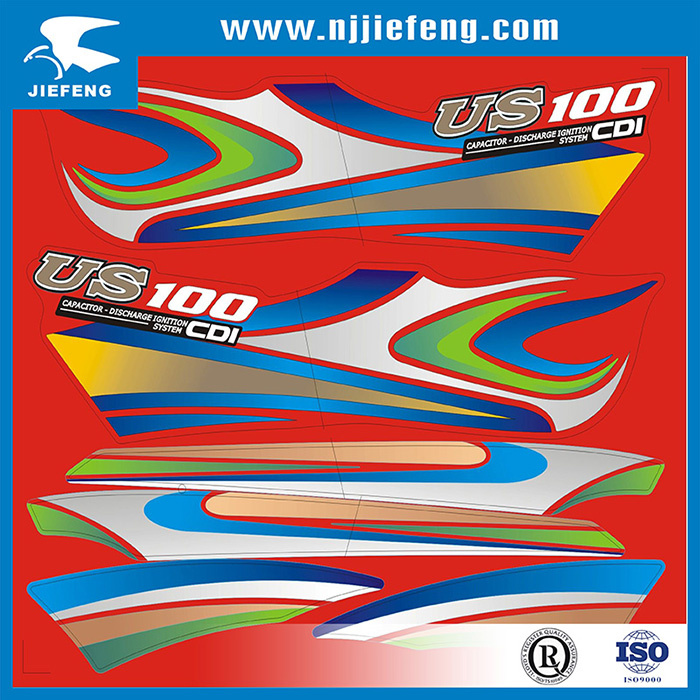Transparent PVC Free-Designed Motorcycle ATV Sticker