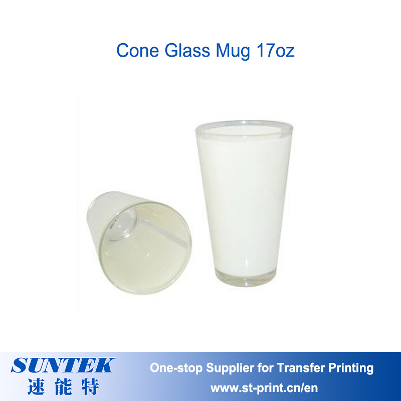 DIY Sublimation Glass Mug Transparent with Gold Edge