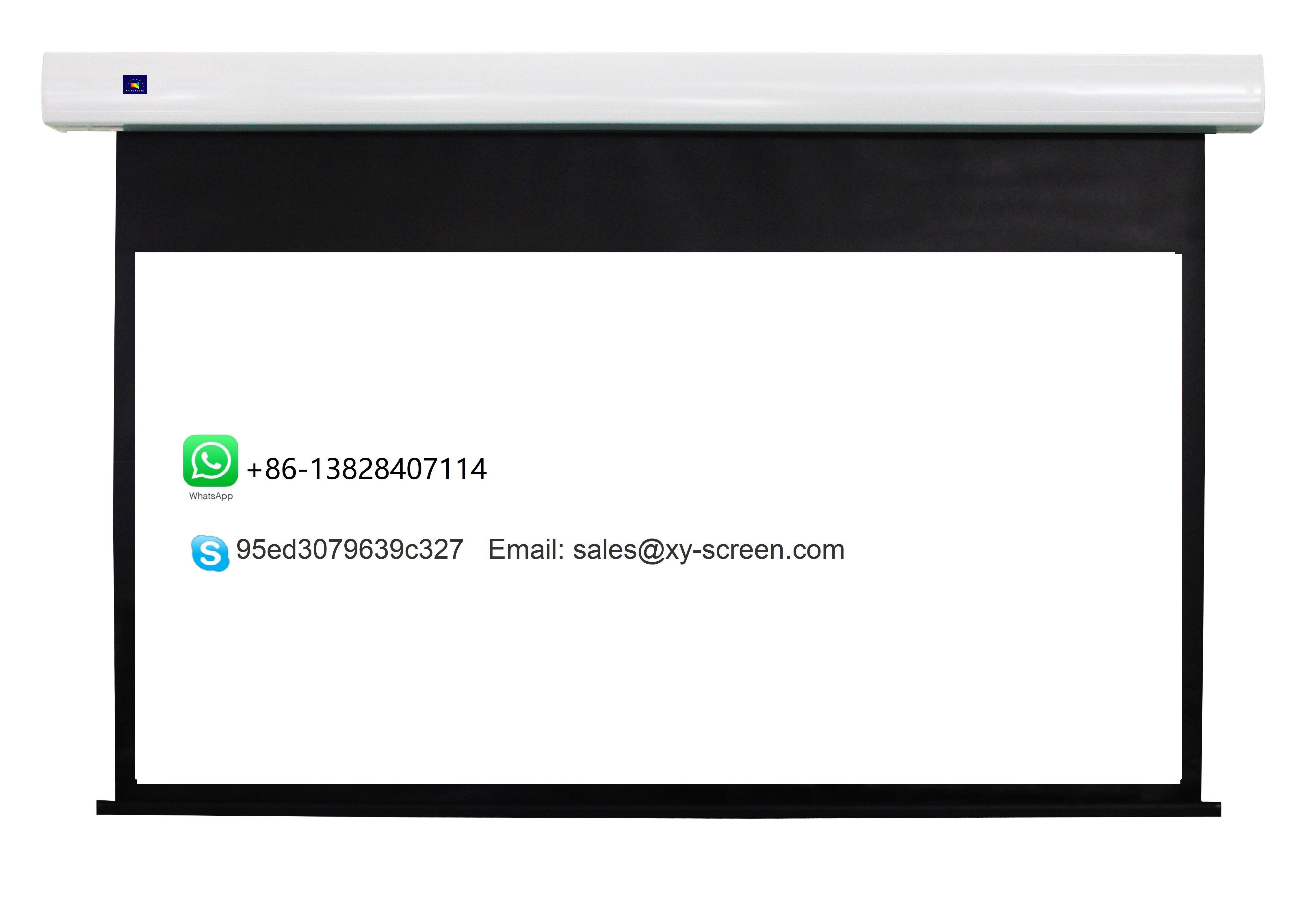 Drop Shipping Electric Projector Screen IR/RF Remote Control Ce Certificated
