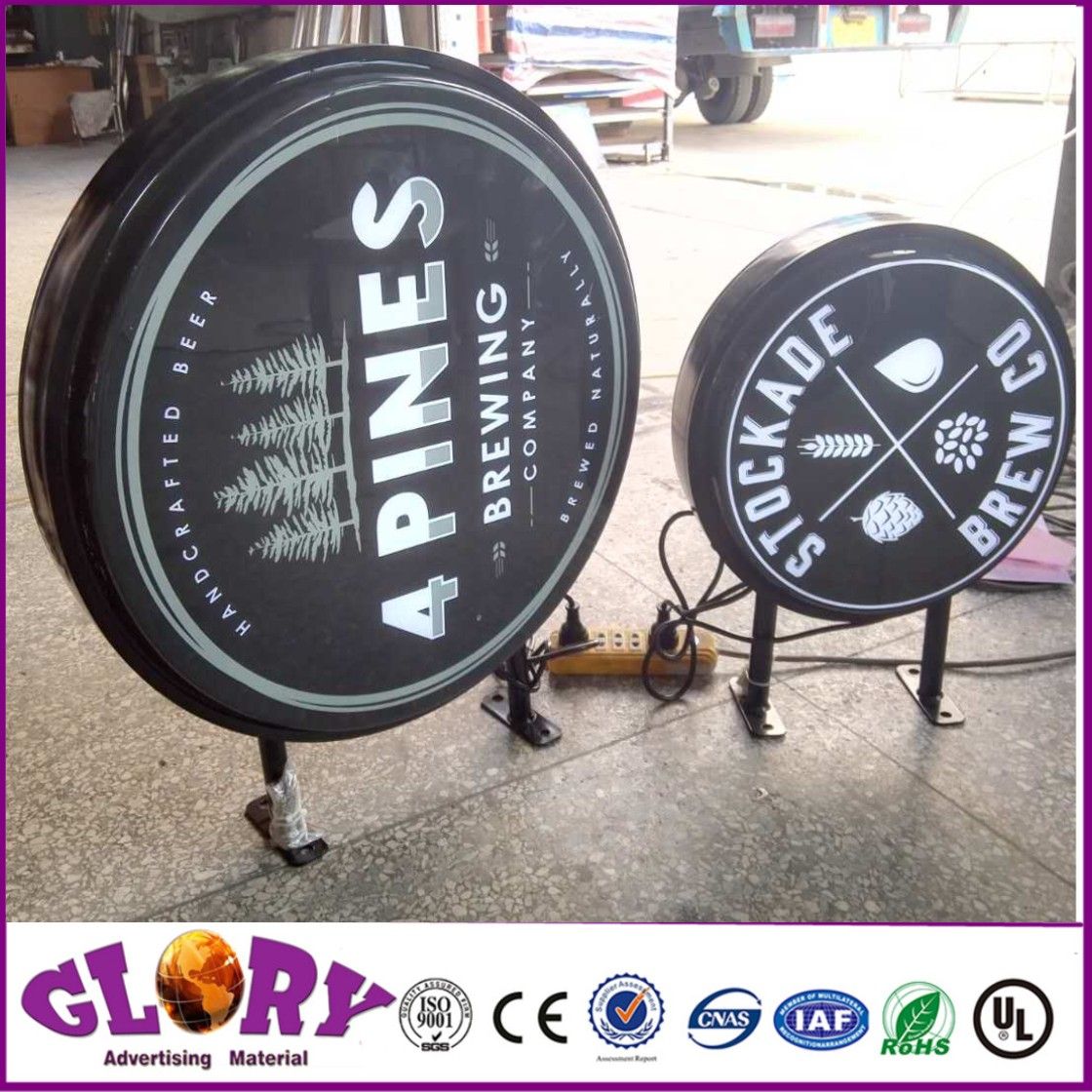 Advertising Light Box Shop Front Acrylic Signage Hanging Lighting Box
