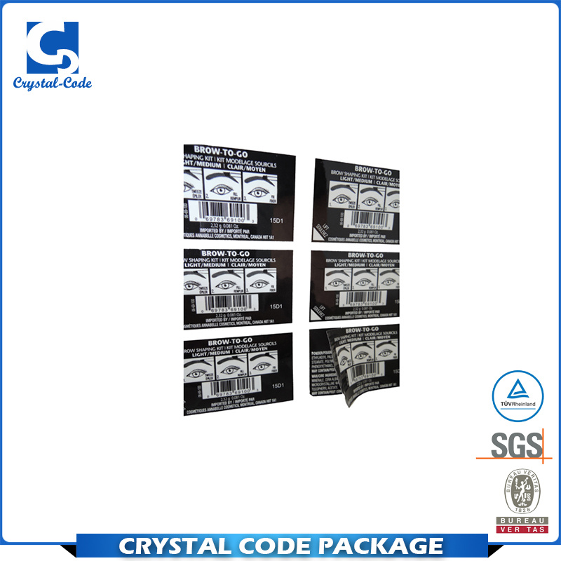 Die Cut Adhesive Peel off Multilayer Sticker Label