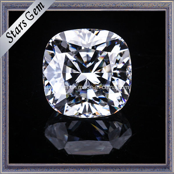 Factory Price Cushion 11X11mm Ice Crush Cut Moissanite Loose Stone