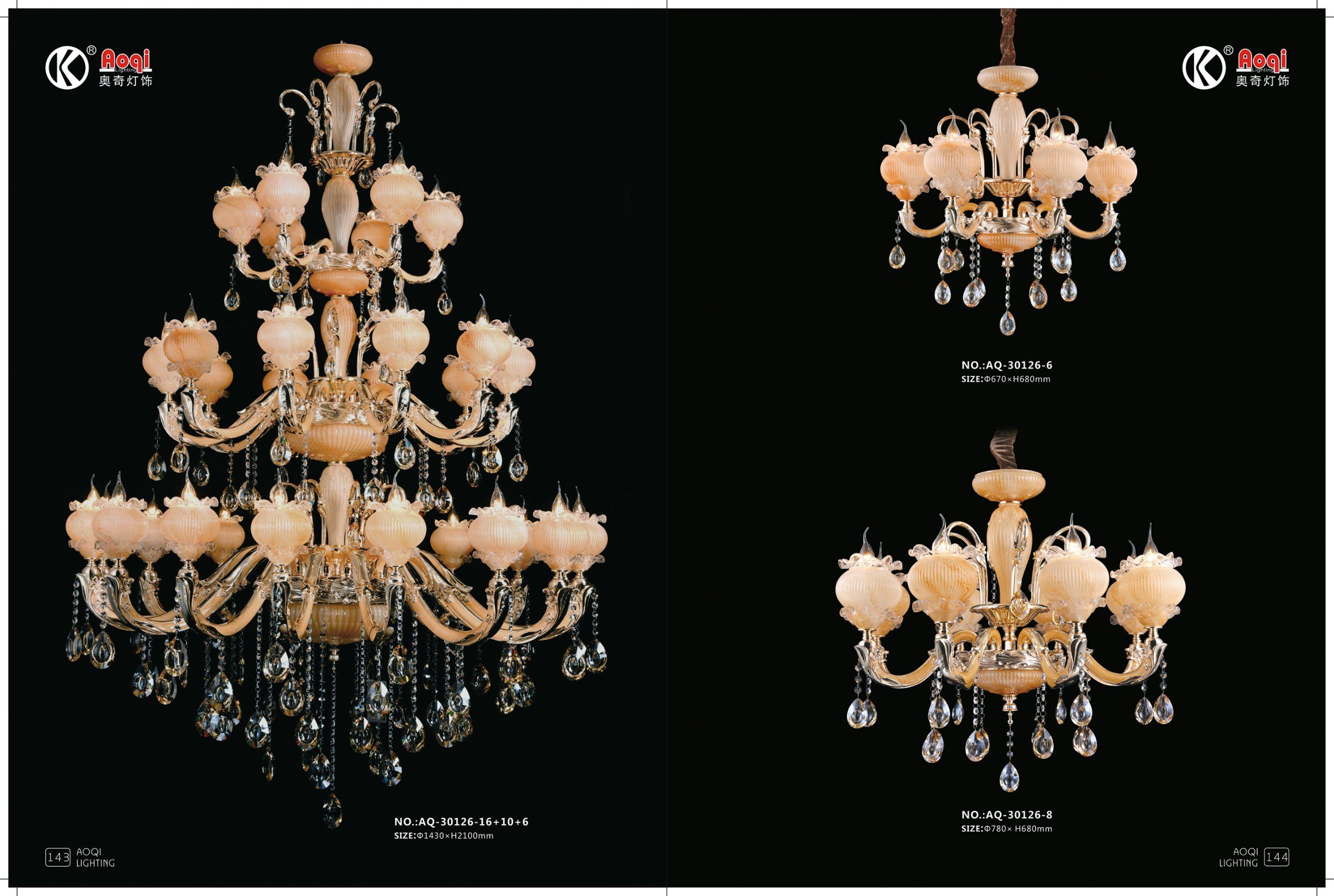 Hotel Project Zinc Alloy Luxury Crystal Chandelier Light