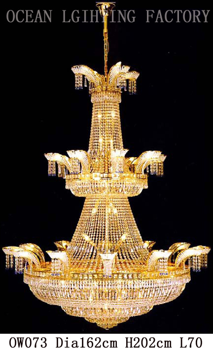 Hotel Luxury European Classical Crystal Chandelier Luster Light