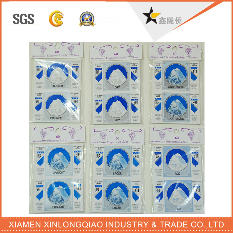 Laser Printing Green Paper Pet Anti Fake Counterfeiting Label Sticker