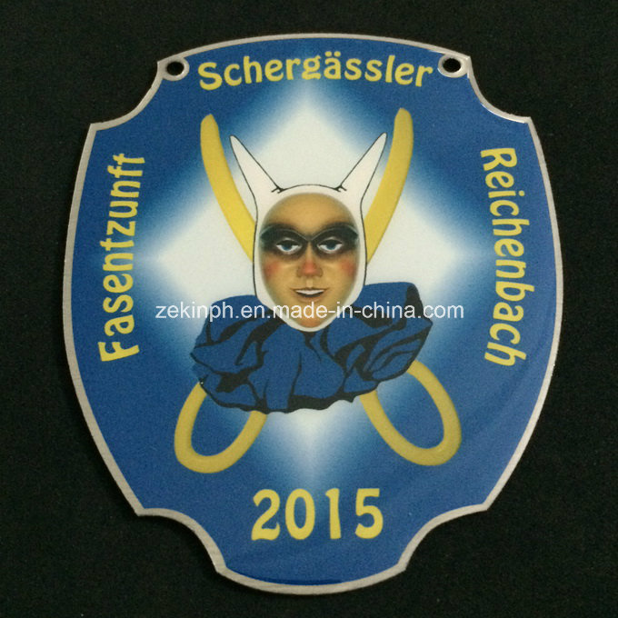 Stainless Steel Offset Printing Medals with Metal Edge
