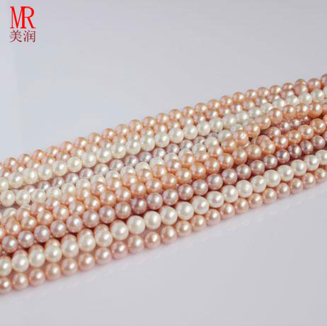 6-7mm Round Real Pearl Strand Wholesale