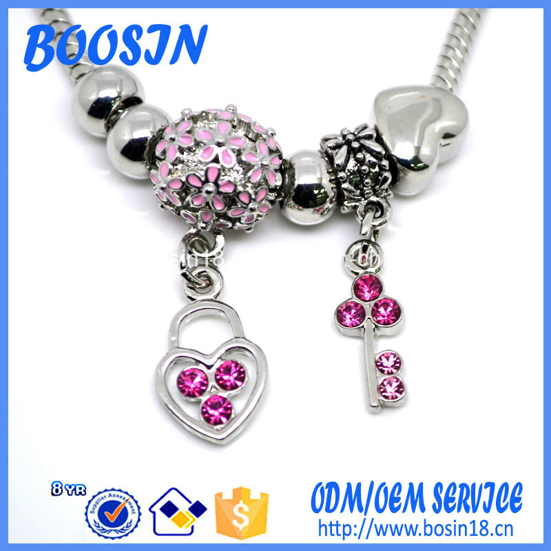 High Quality Metal Alloy Bracelet Bead Charm