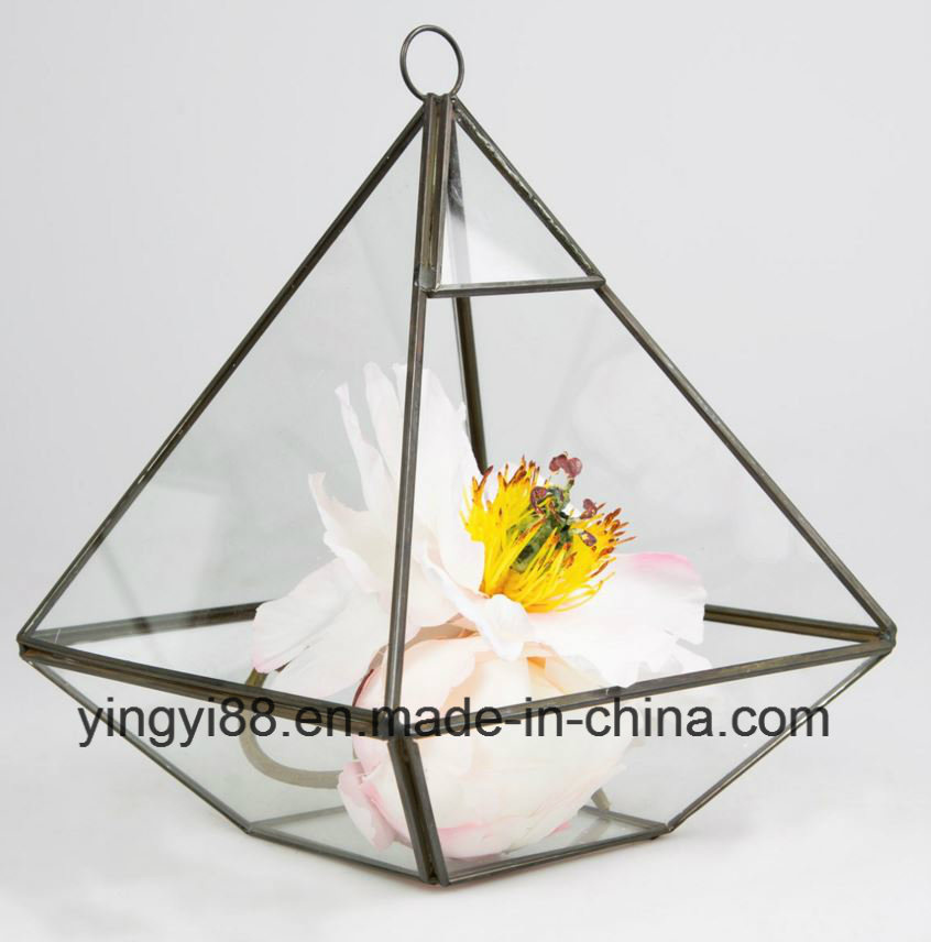 Wholesale Glass Geometric Terrarium for Hanging