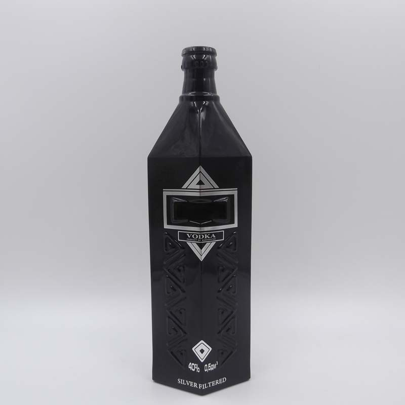 Empty Drinking Alchohol Vodka Glass Bottle Container