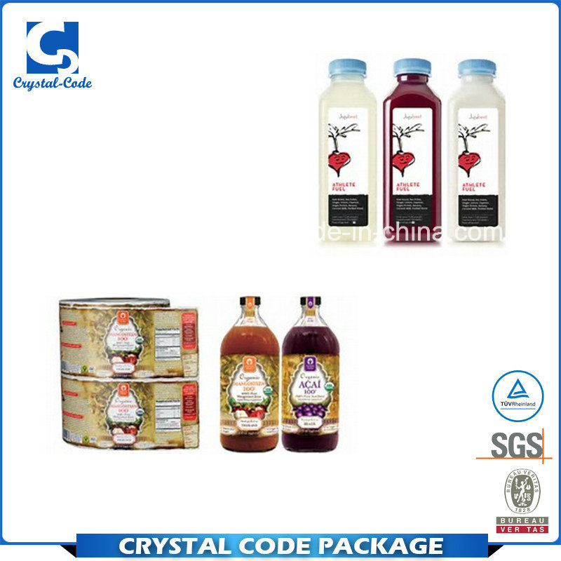 Recyclable Popular Juice Bottle Stickers Labels