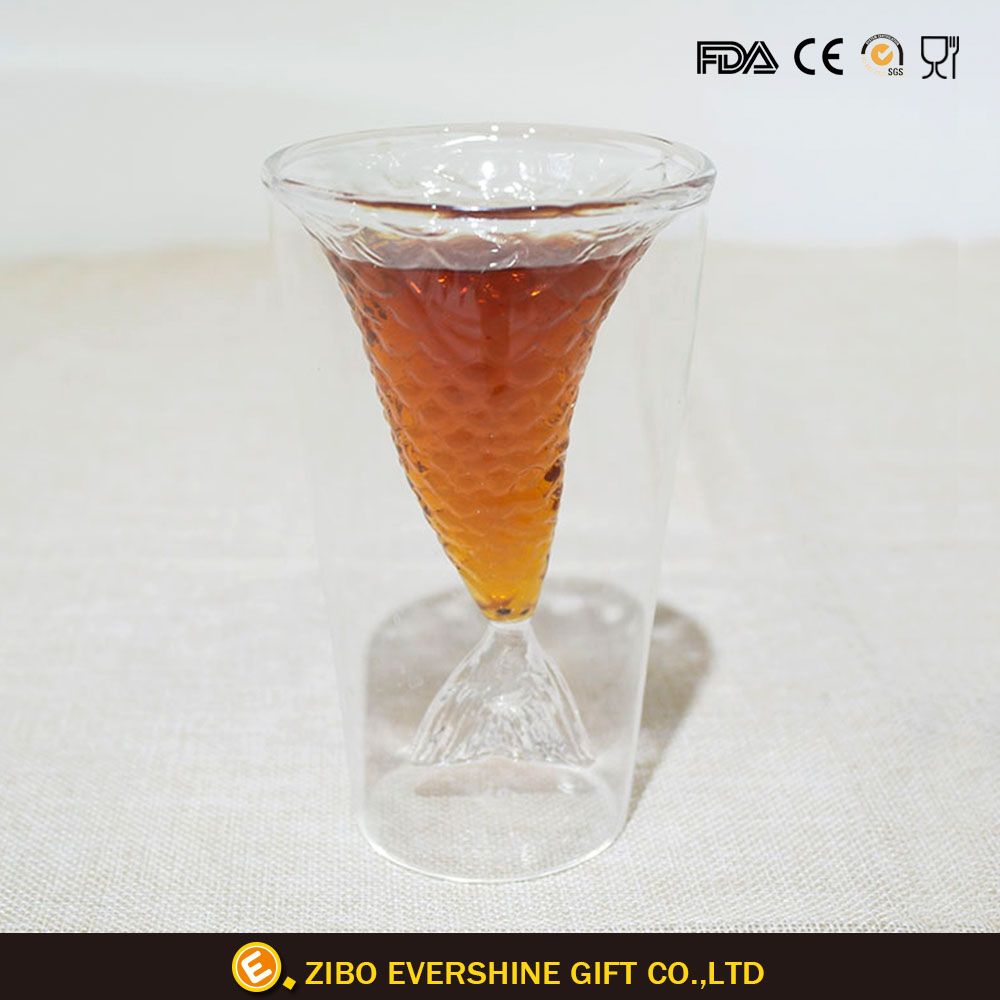 Transparent Mermaid Shape Borosilicate Glass