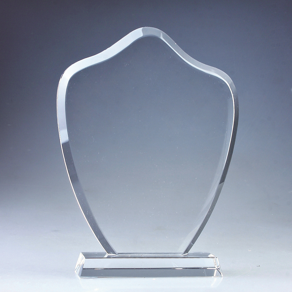 Wholesale Clear Cheap Crystal Glass Award Trophy