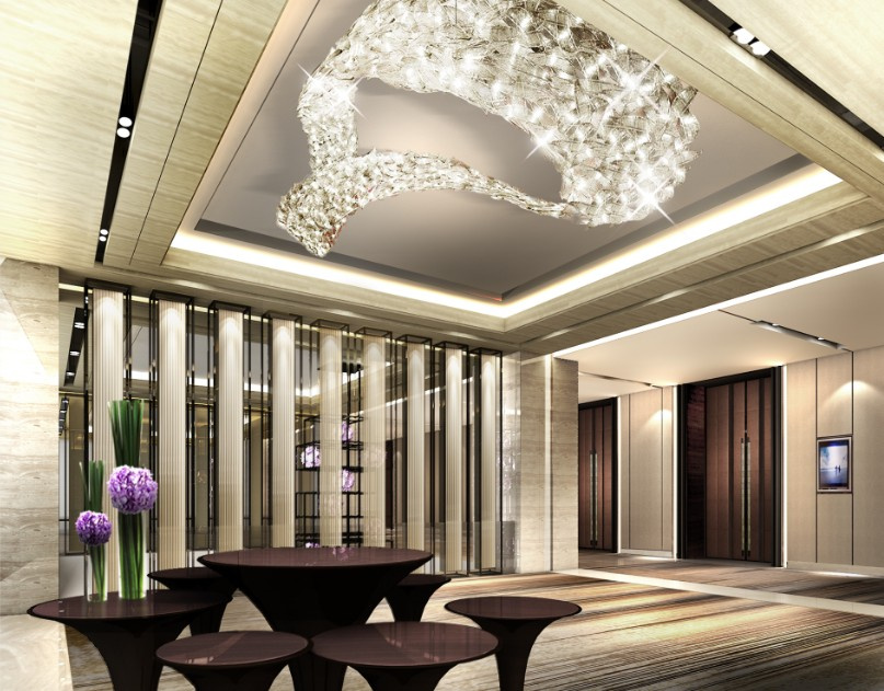 Custom Made Lighting Chandelier for Hotel Casino Village