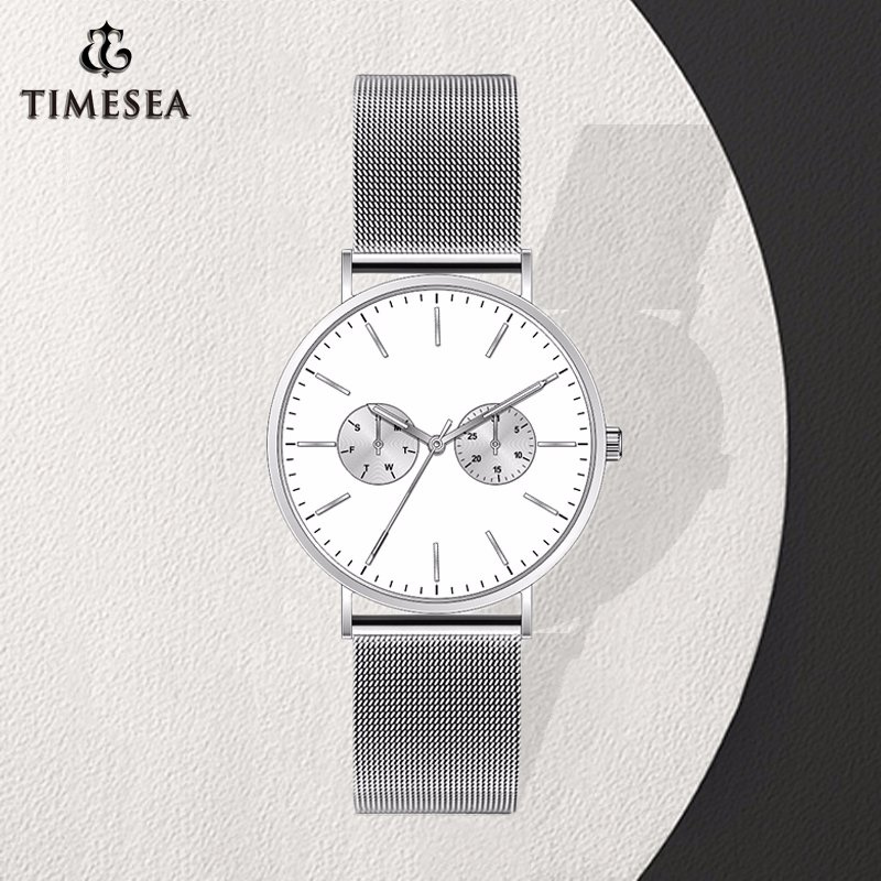 Fashion Man Watch Stainless Steel Band Quartz Wrist Watch 72910