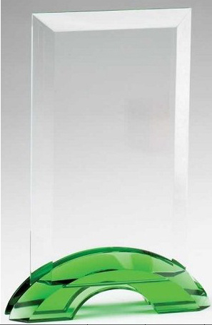 Hot Selling Crystal Vestige Award-Green Base