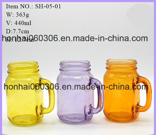 Glass Jar with Handle