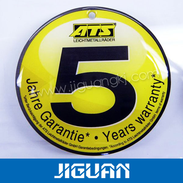 Printed Cmyk Color Crystal Epoxy Resin Dome Sticker
