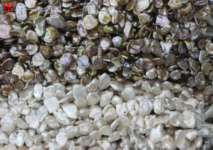 Big Size Multicolor Baroque Pearl Strand