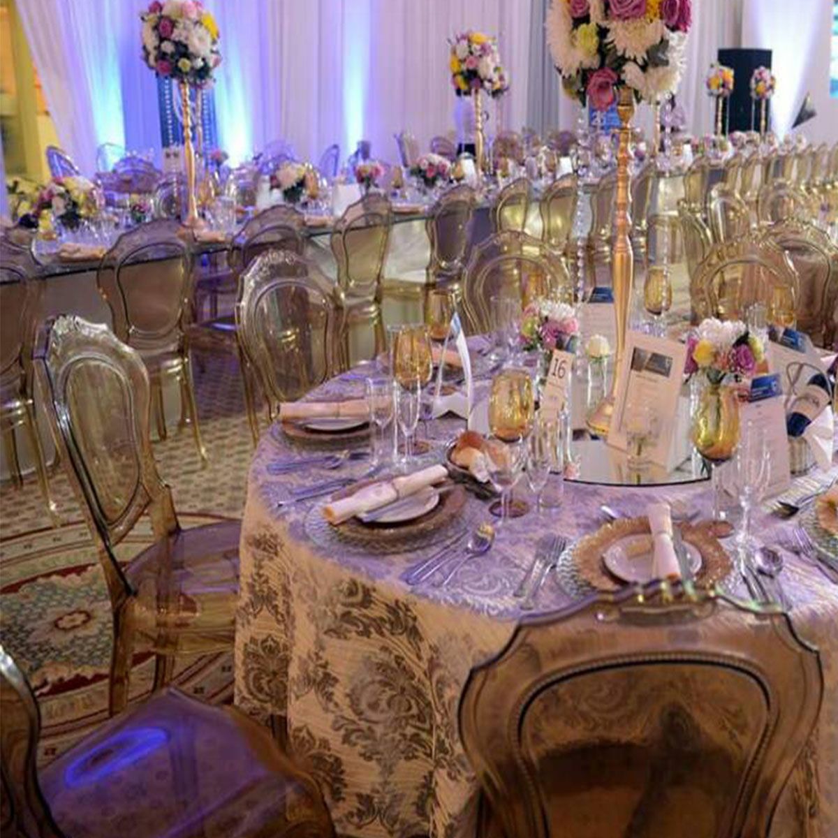Clear Belle Chair PC Crystal Chairs