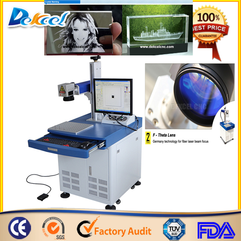 CNC Fiber Laser Marker Machine for Crystal Sale