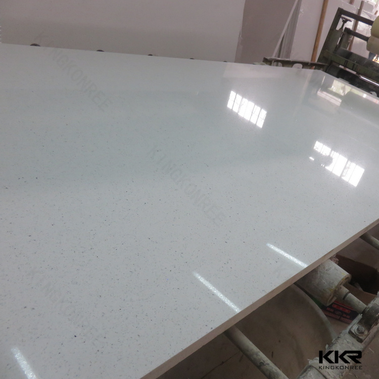Factory Price Pure White Quartz Slab for Floor Tile (171226)