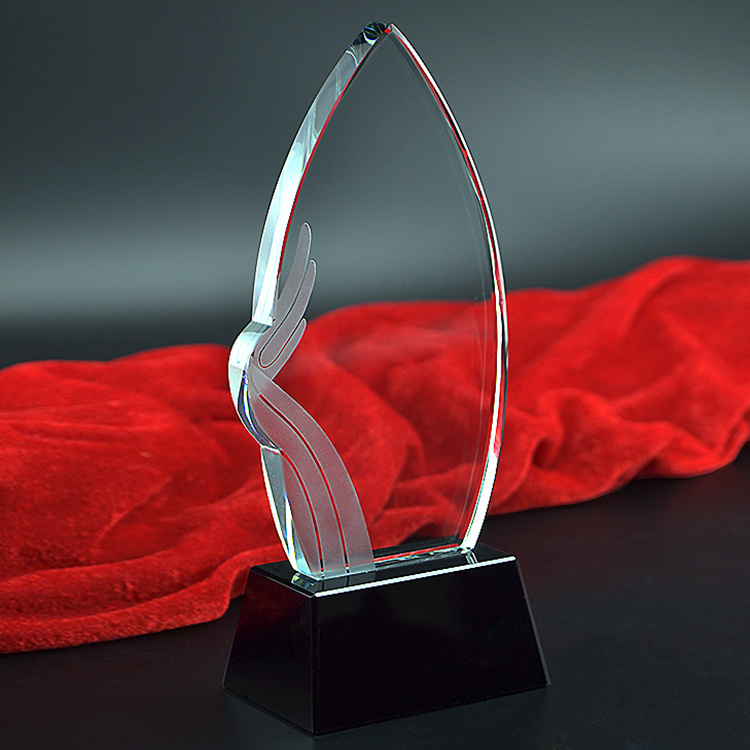 Customized Crystal Blank Trophy Awards 3D Design