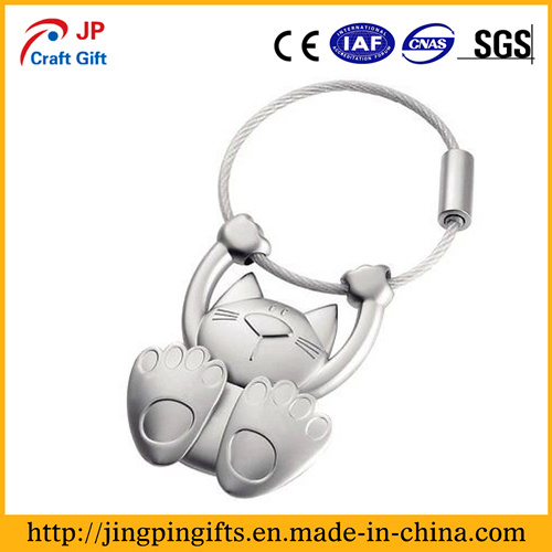 Custom Blank Metal Key Chain of Bear Logo