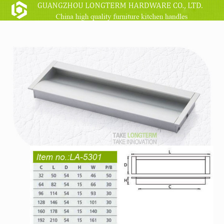 Furniture Recessed Cabinet Handle Cabinet Hidden Drawre Handle