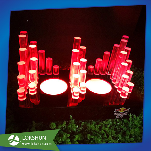 Colorful Acrylic LED Liquor Display Stand