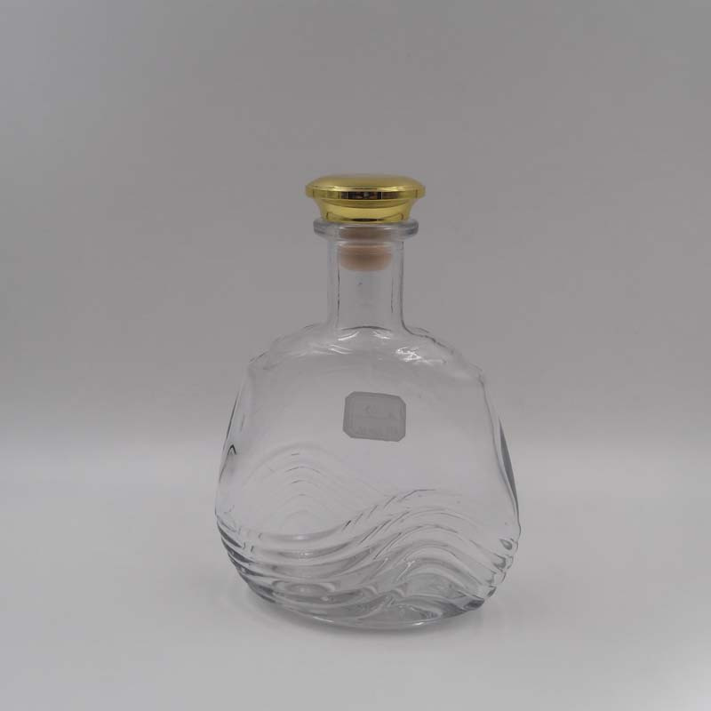 0.5L Cork Mouth Brandy/Cognac Bottles Unique Whiskey Decanters