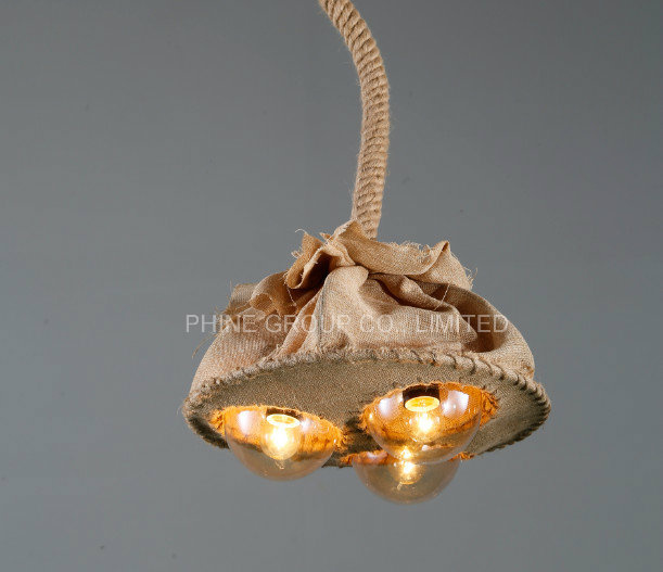 Modern High Quality Cloth Lampshade Interior Creative Bar Shop Chandelier
