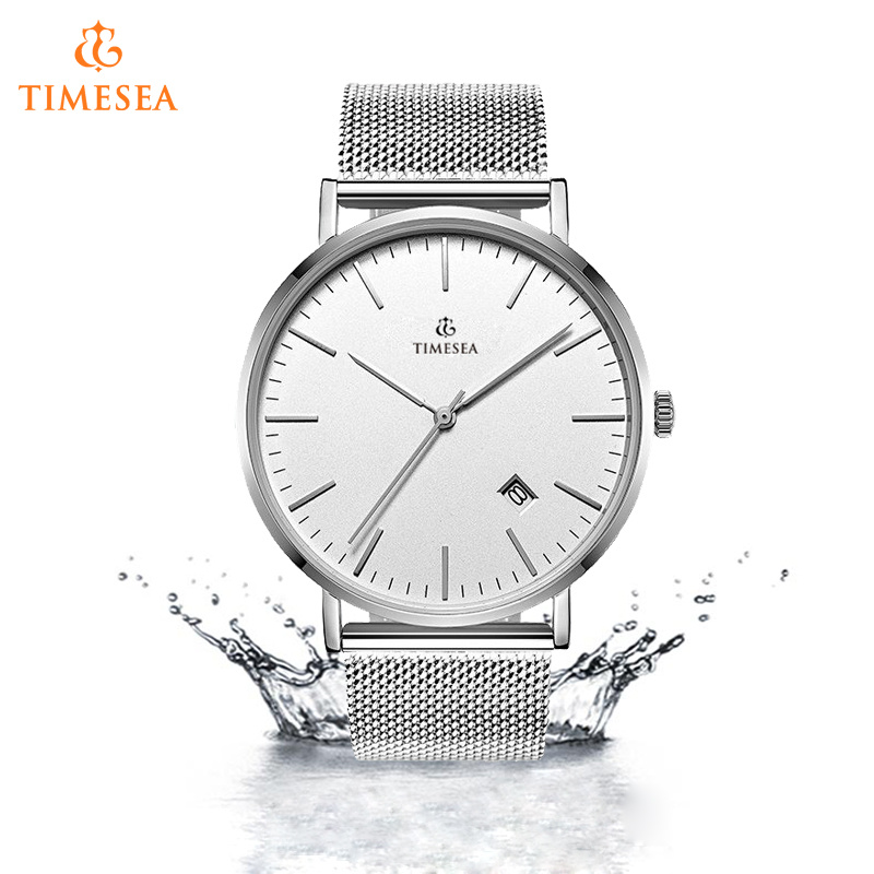 High Quality Custom OEM Unisex Mesh Strap Steel Watch 72002