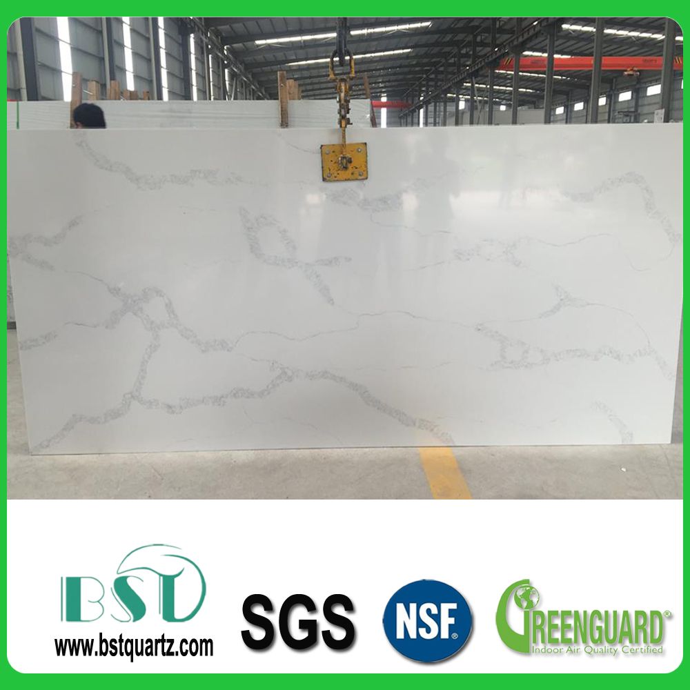 Statuario Nuvo White Quartz Stone Slab