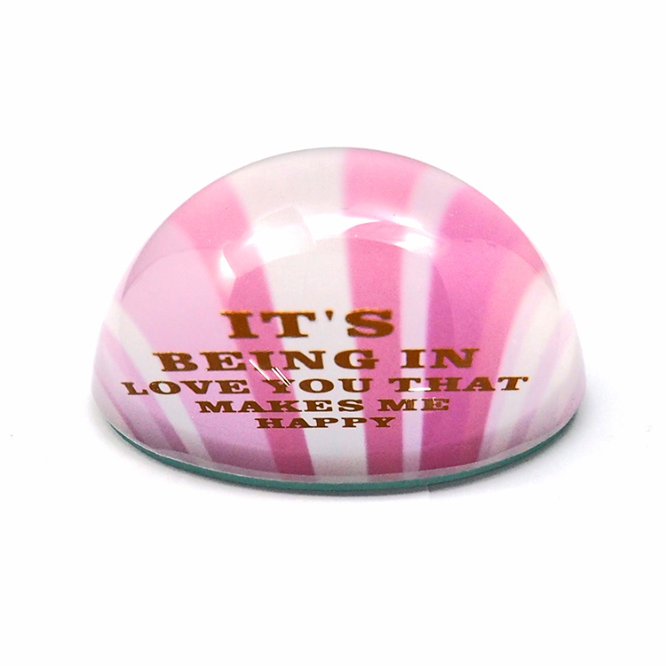 Cheap Creative Crystal Dome Souvenir Paperweight Hx-8354