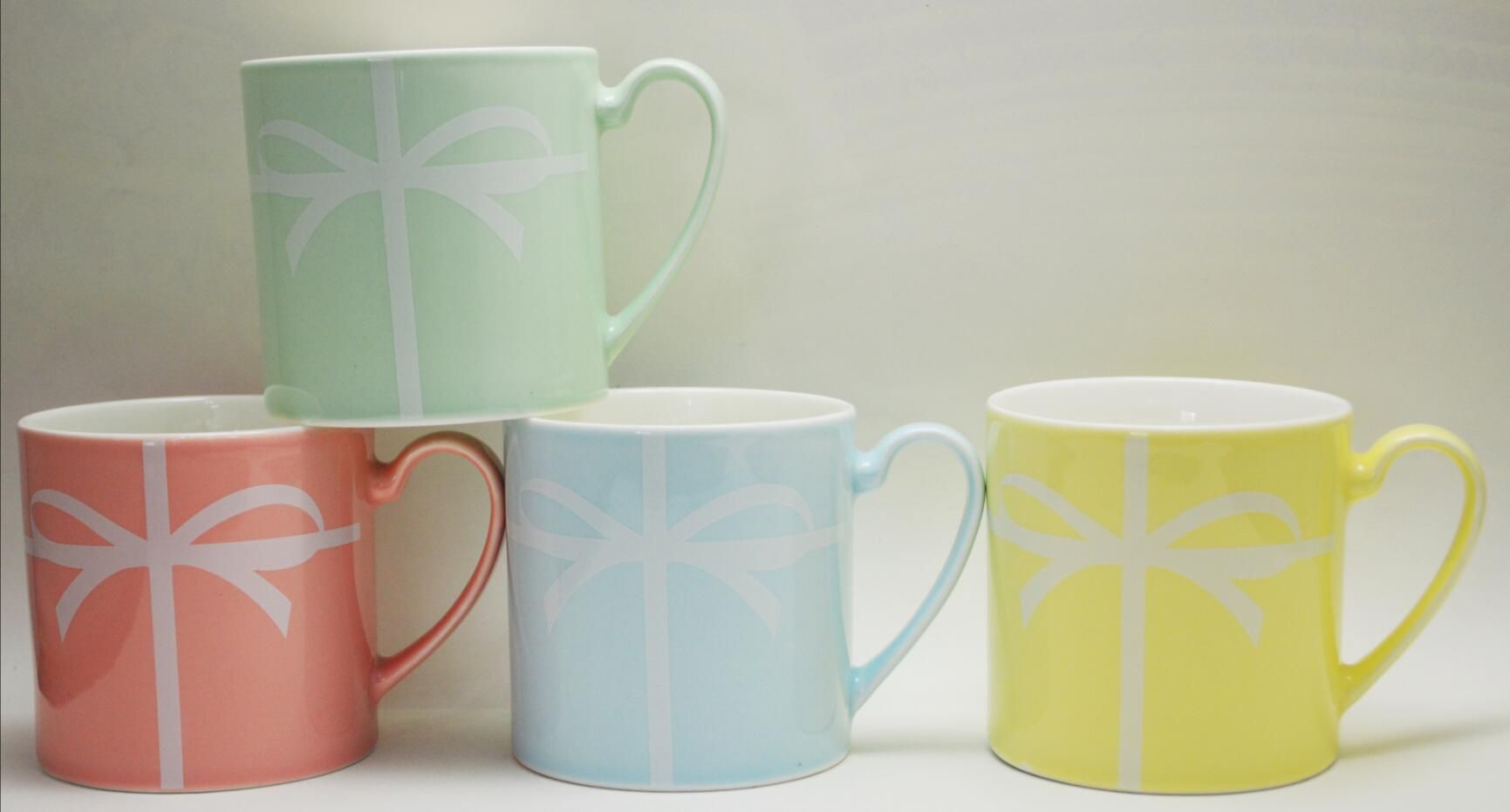 12 Oz Color Glaze New Bone China Mug